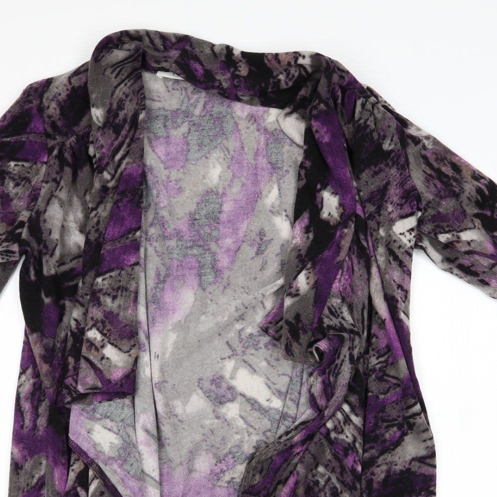 Classics Womens Purple   Cardigan Jumper Size S  - Waterf