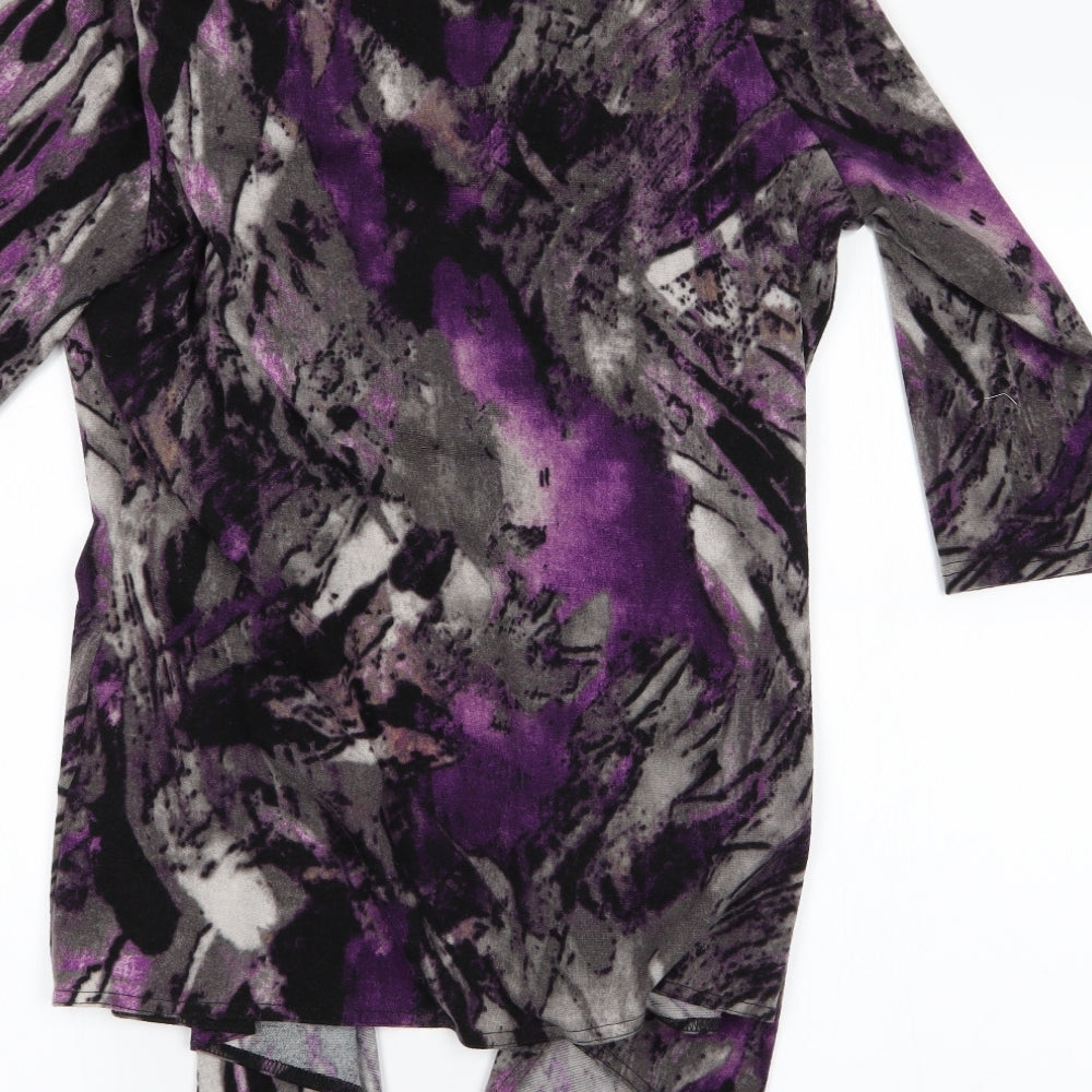 Classics Womens Purple   Cardigan Jumper Size S  - Waterf