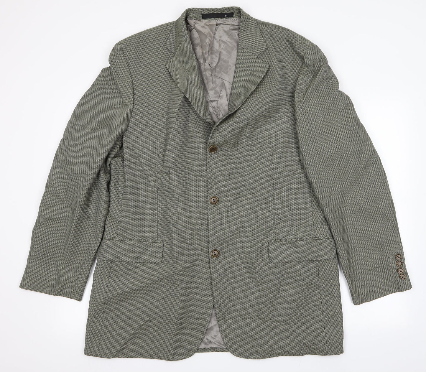 Mens UK Size M Marks and Spencer Green Jacket