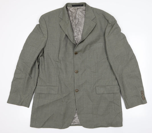 Mens UK Size M Marks and Spencer Green Jacket