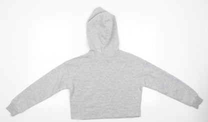 New Look Girls Grey   Pullover Hoodie Size 12-13 Years  - Santa Monica