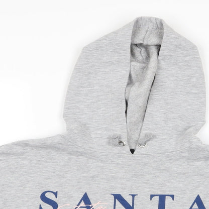 New Look Girls Grey   Pullover Hoodie Size 12-13 Years  - Santa Monica