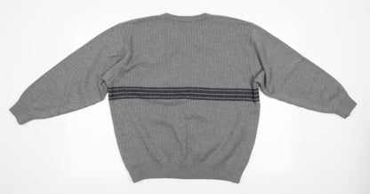 Marks and Mens Grey   Pullover Jumper Size L