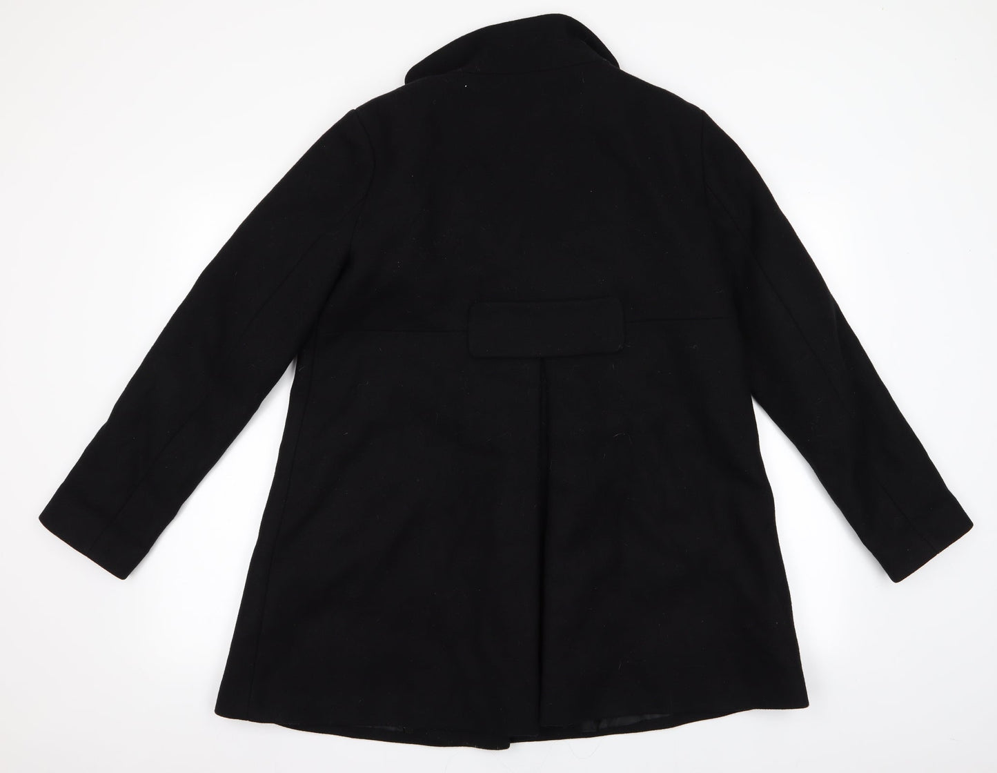 Hallhuber Womens Black   Overcoat Coat Size 14