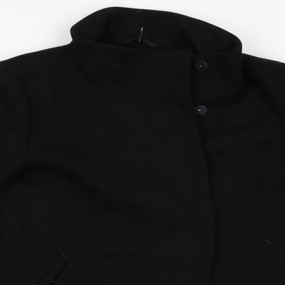 Hallhuber Womens Black   Overcoat Coat Size 14