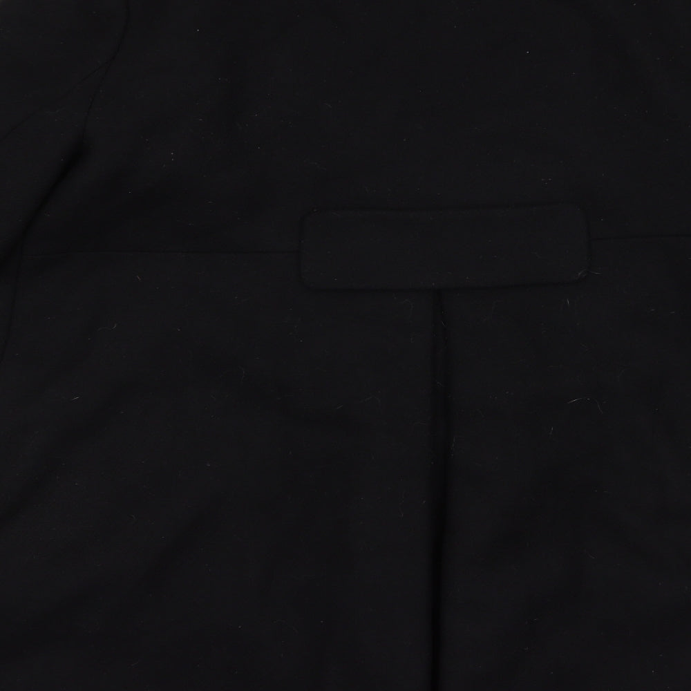 Hallhuber Womens Black   Overcoat Coat Size 14