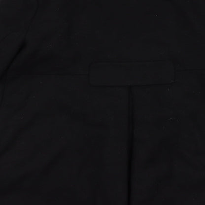 Hallhuber Womens Black   Overcoat Coat Size 14