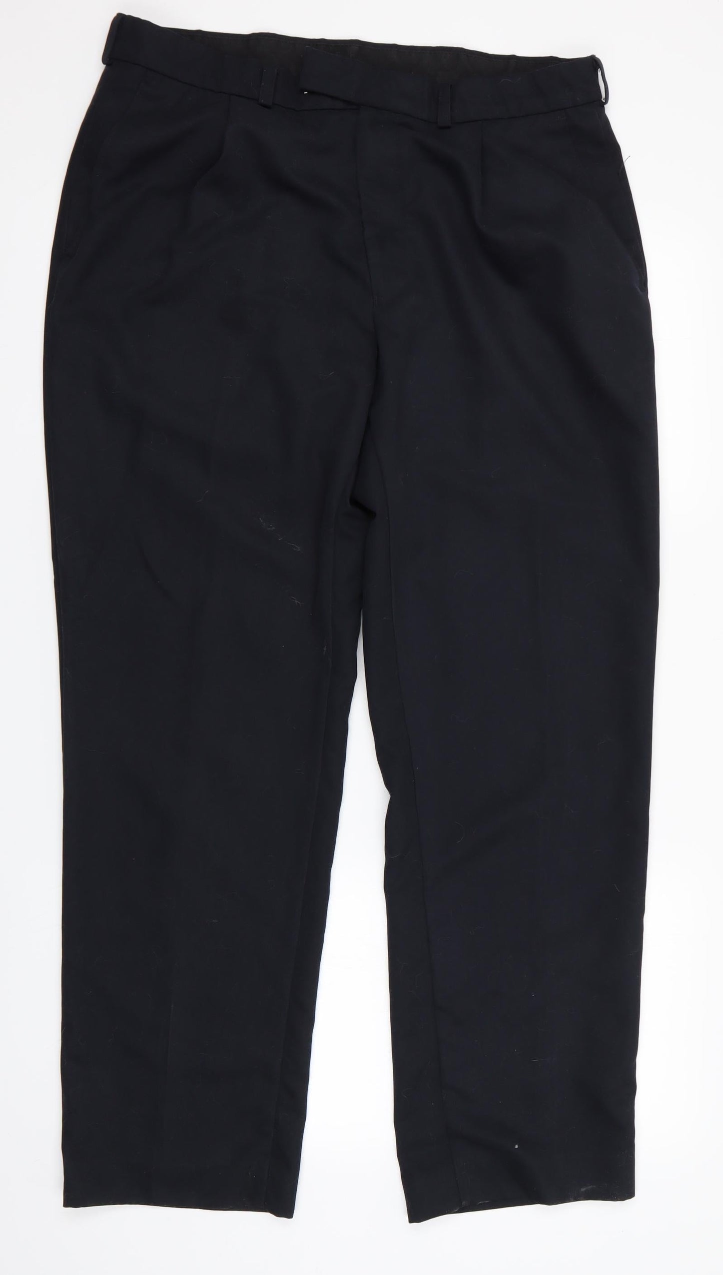 Florence and  Mens Black   Trousers  Size 34 in L31 in
