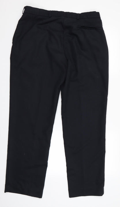 Florence and  Mens Black   Trousers  Size 34 in L31 in