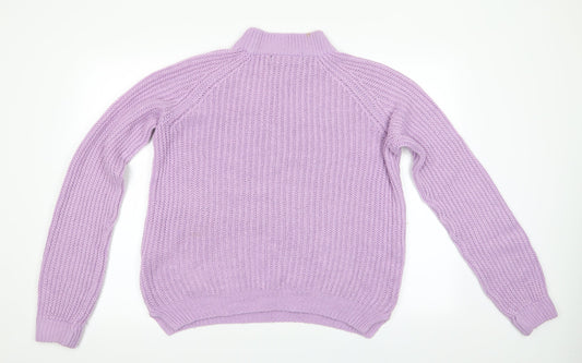 Womens UK Size S Vera Moda Purple Pullover Jumper