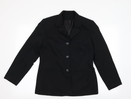 Dorothy Per Womens Black   Jacket Suit Jacket Size 12