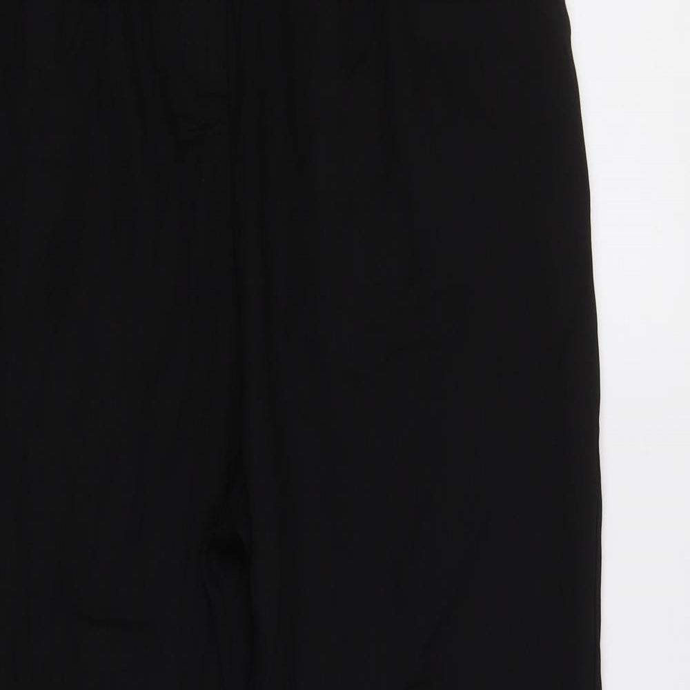 Womens UK Size 10 ASOS Regular Fit Dress Pants Black Trousers