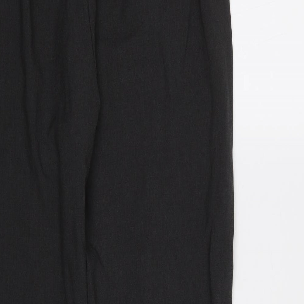 Womens UK Size 12 M&S Regular Fit Dress Pants Grey Trousers