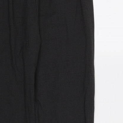 Womens UK Size 12 M&S Regular Fit Dress Pants Grey Trousers