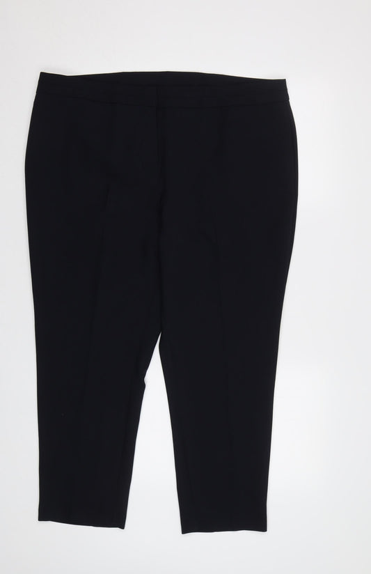 Bonmarché Womens Blue   Trousers  Size 18 L25 in