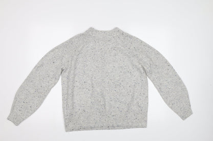 Womens UK Size M M&S Grey Pullover Jumper