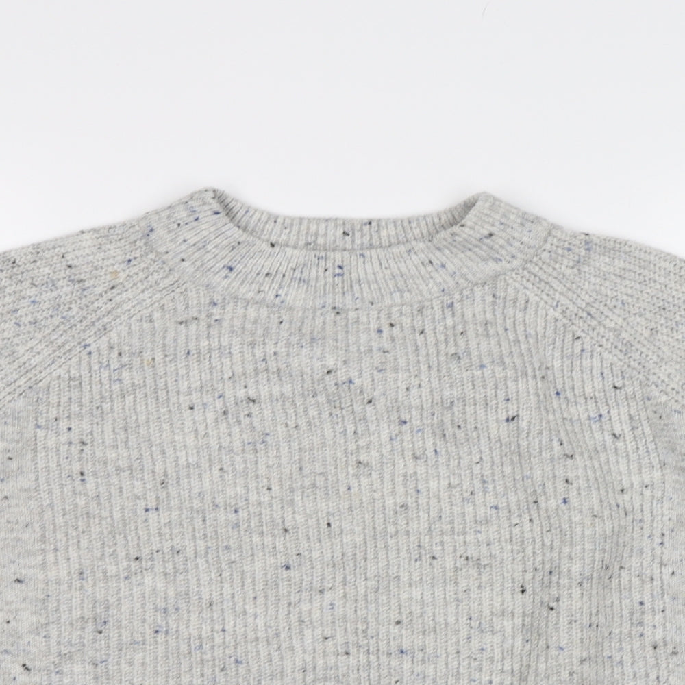 Womens UK Size M M&S Grey Pullover Jumper