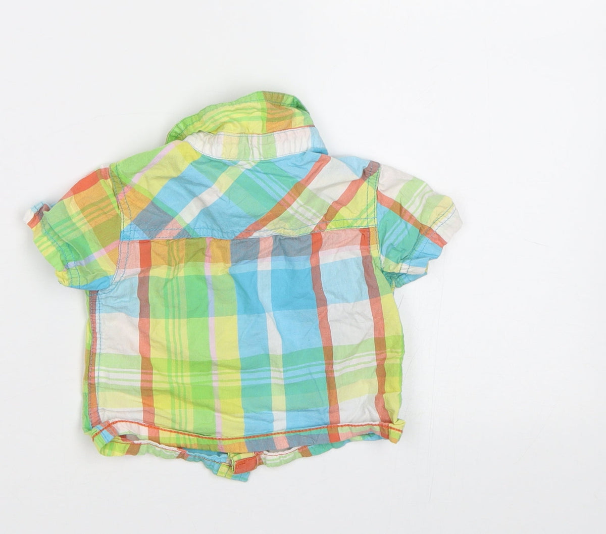 NEXT Baby Multicoloured Check  Basic Button-Up Size 3-6 Months