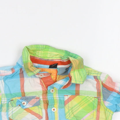 NEXT Baby Multicoloured Check  Basic Button-Up Size 3-6 Months
