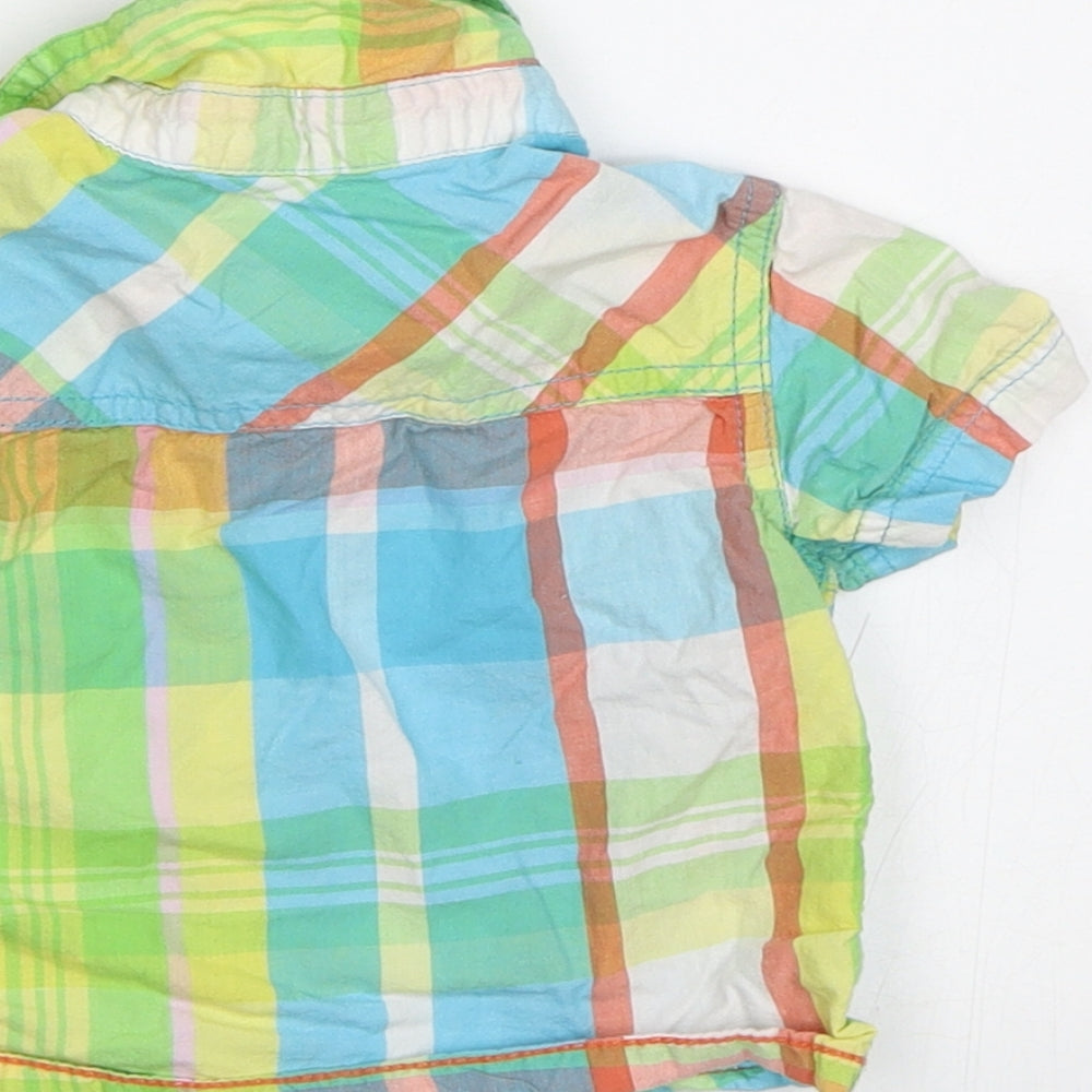 NEXT Baby Multicoloured Check  Basic Button-Up Size 3-6 Months
