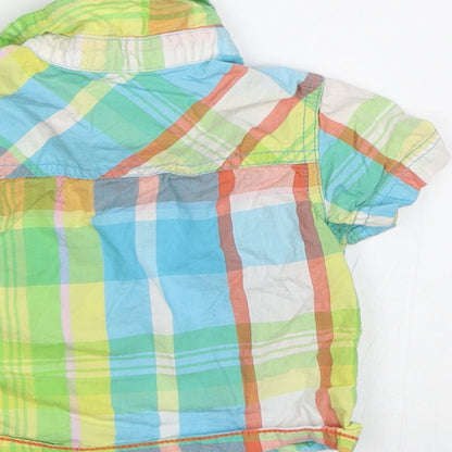 NEXT Baby Multicoloured Check  Basic Button-Up Size 3-6 Months