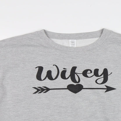Preworn Womens Grey   Pullover Sweatshirt Size M
