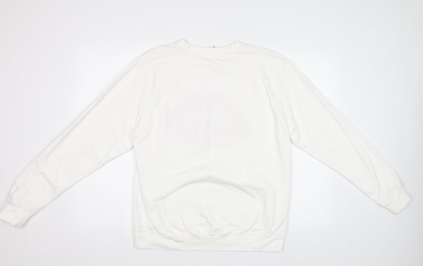 Preworn Womens White   Pullover Sweatshirt Size M  - Lips