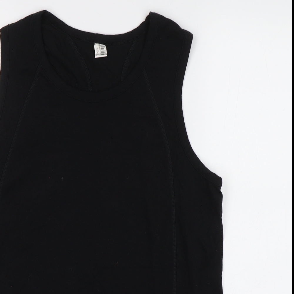 Womens UK Size L DOMYOS Black Basic Tank