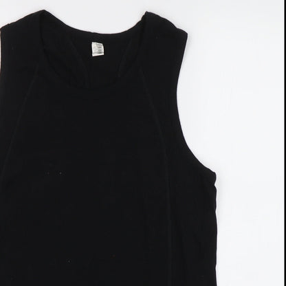 Womens UK Size L DOMYOS Black Basic Tank