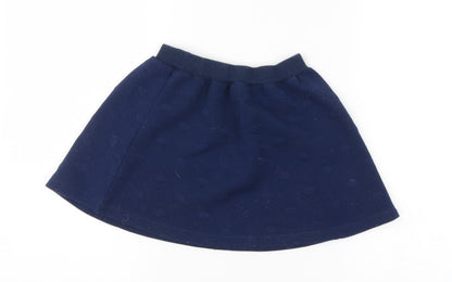 Nutmeg Girls Blue Polka Dot  A-Line Skirt Size 5-6 Years