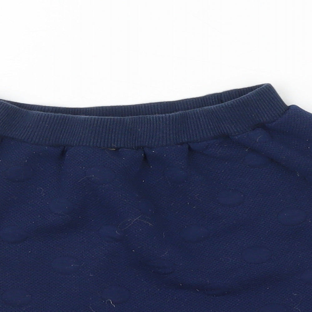 Nutmeg Girls Blue Polka Dot  A-Line Skirt Size 5-6 Years