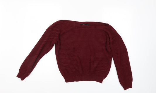 Womens UK Size S Missguided Purple Pullover Jumper