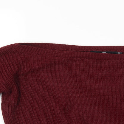 Womens UK Size S Missguided Purple Pullover Jumper