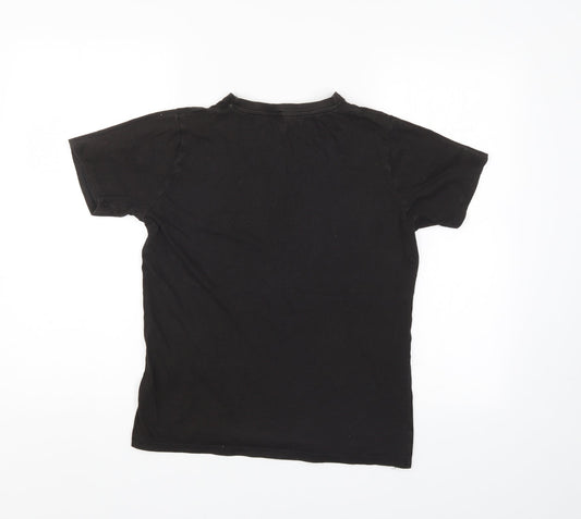 Womens UK Size 8 New Look Brown Basic T-Shirt