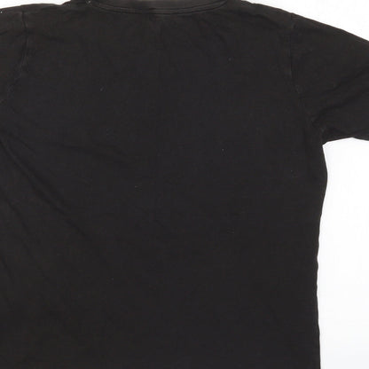 Womens UK Size 8 New Look Brown Basic T-Shirt