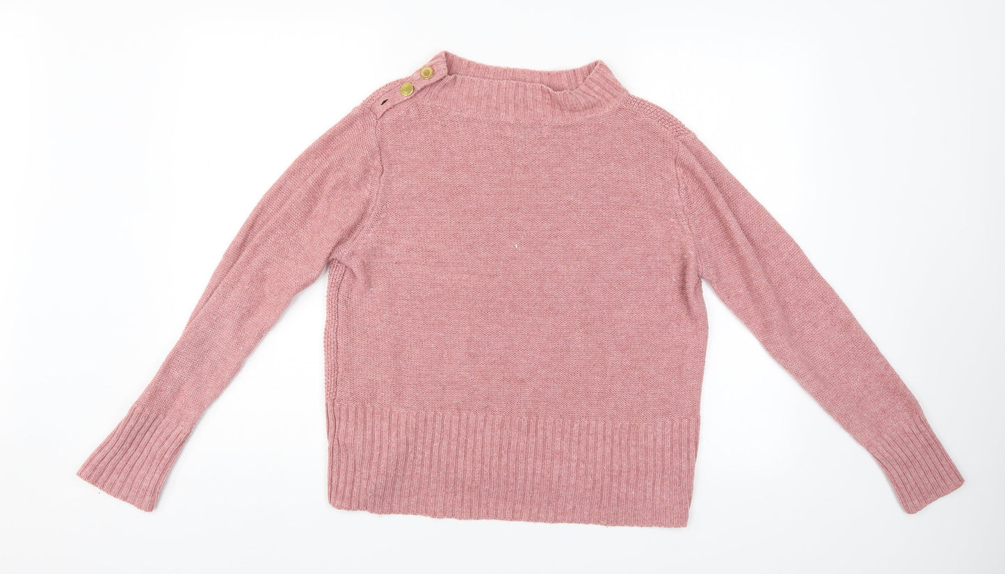 Womens UK Size 14 M&S Pink Pullover Jumper
