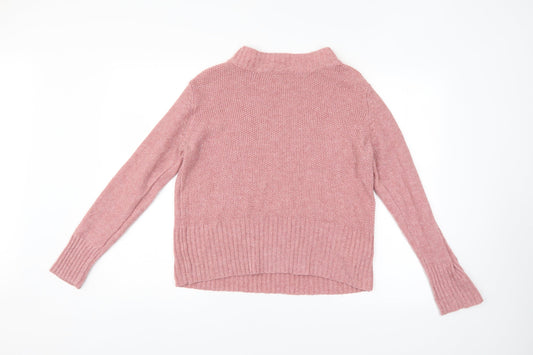 Womens UK Size 14 M&S Pink Pullover Jumper