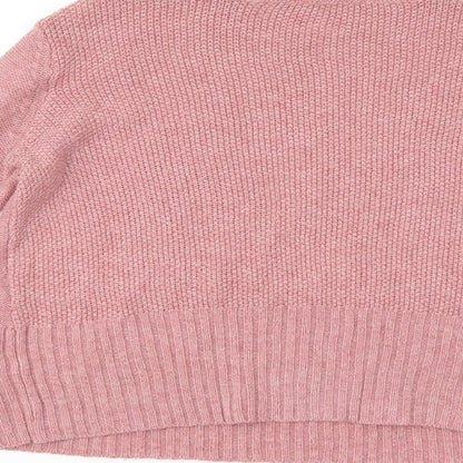 Womens UK Size 14 M&S Pink Pullover Jumper