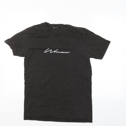Boohoo Womens Black   Basic T-Shirt Size S