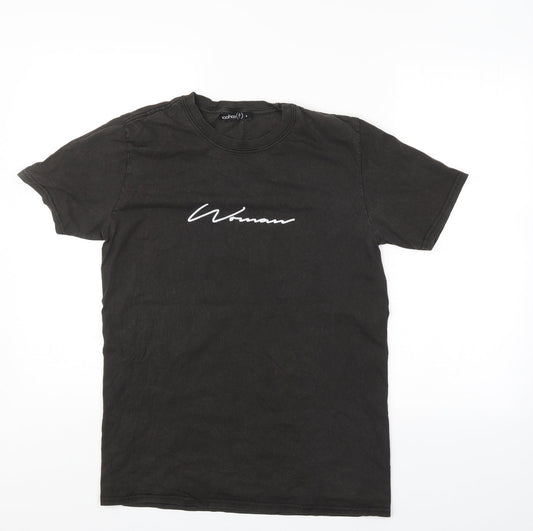 Boohoo Womens Black   Basic T-Shirt Size S