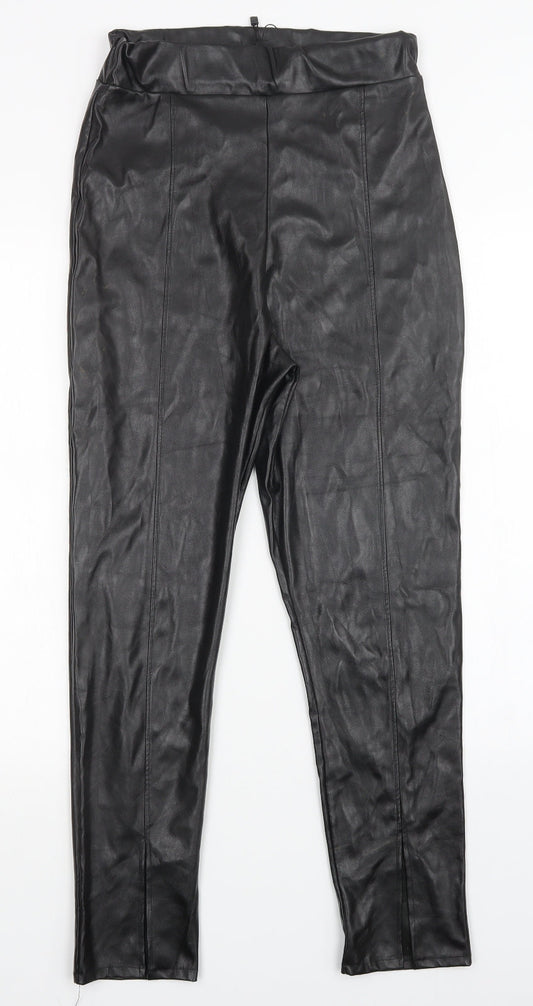 femme luxe Womens Black   Trousers  Size 10 L27 in