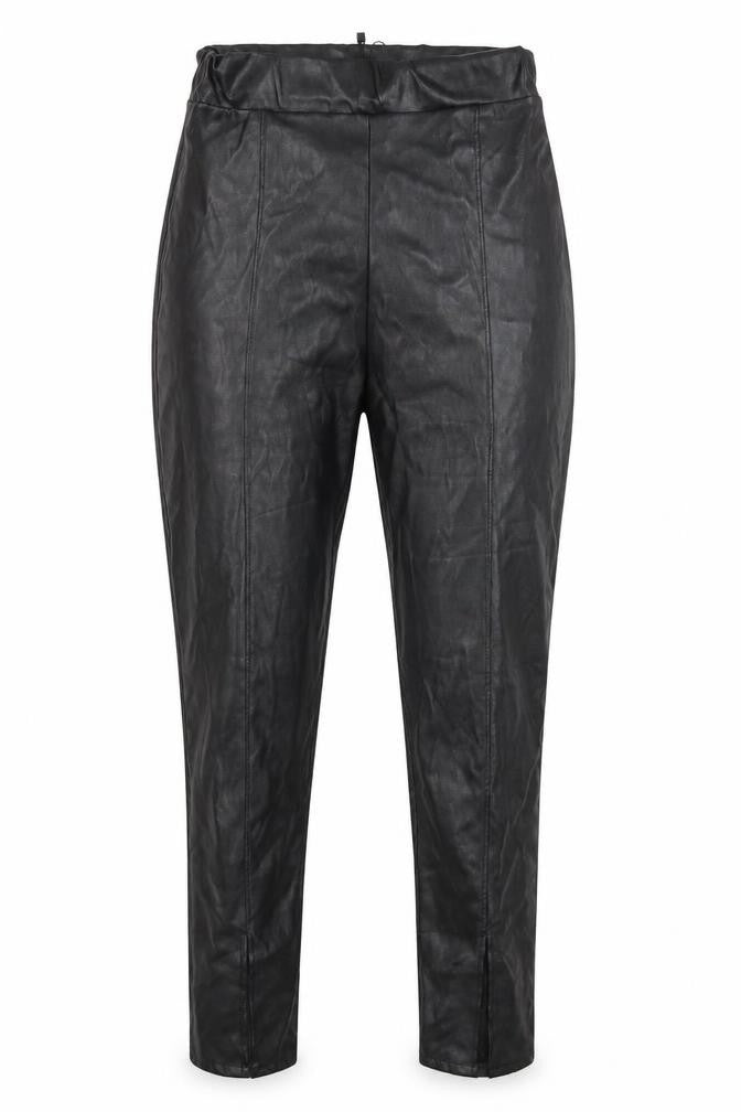 Womens UK Size 10 femme luxe Regular Fit  Black Trousers
