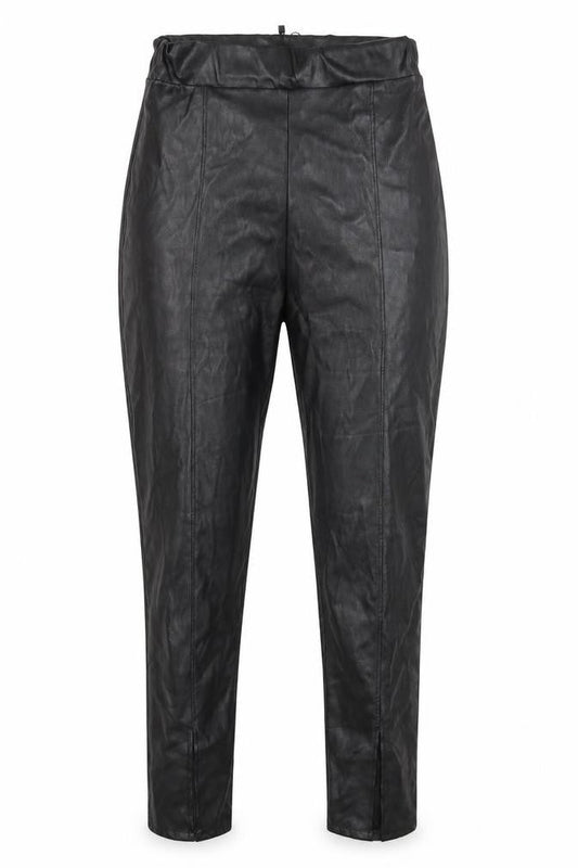 Womens UK Size 10 femme luxe Regular Fit  Black Trousers