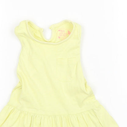 Young Dimension Girls Yellow   A-Line  Size 2 Years