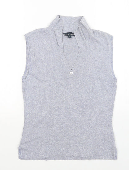 Reflection Womens Blue   Vest Jumper Size M