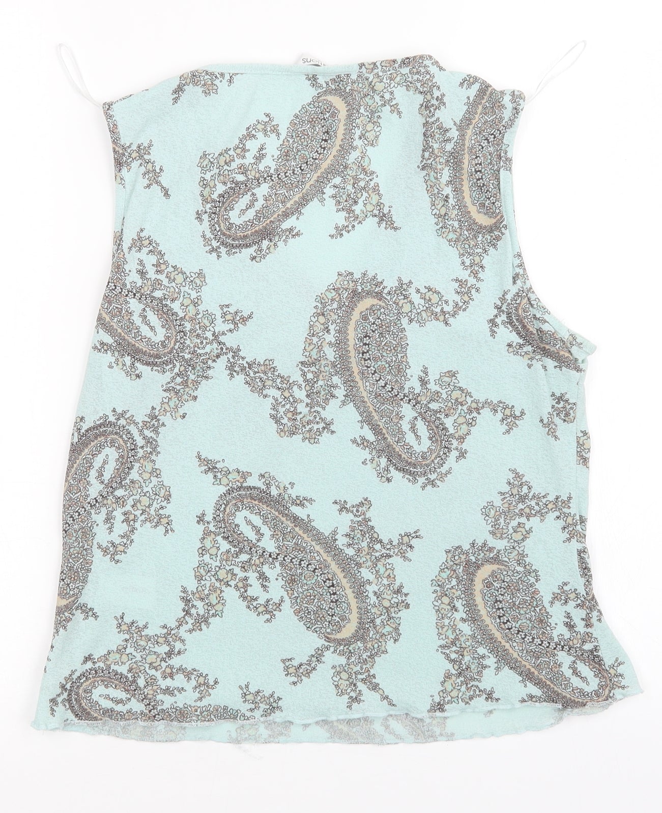 Womens UK Size 14 Editions Green Basic Tank