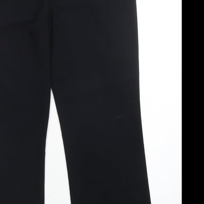 Womens UK Size 14 M&S Regular Fit  Black Trousers