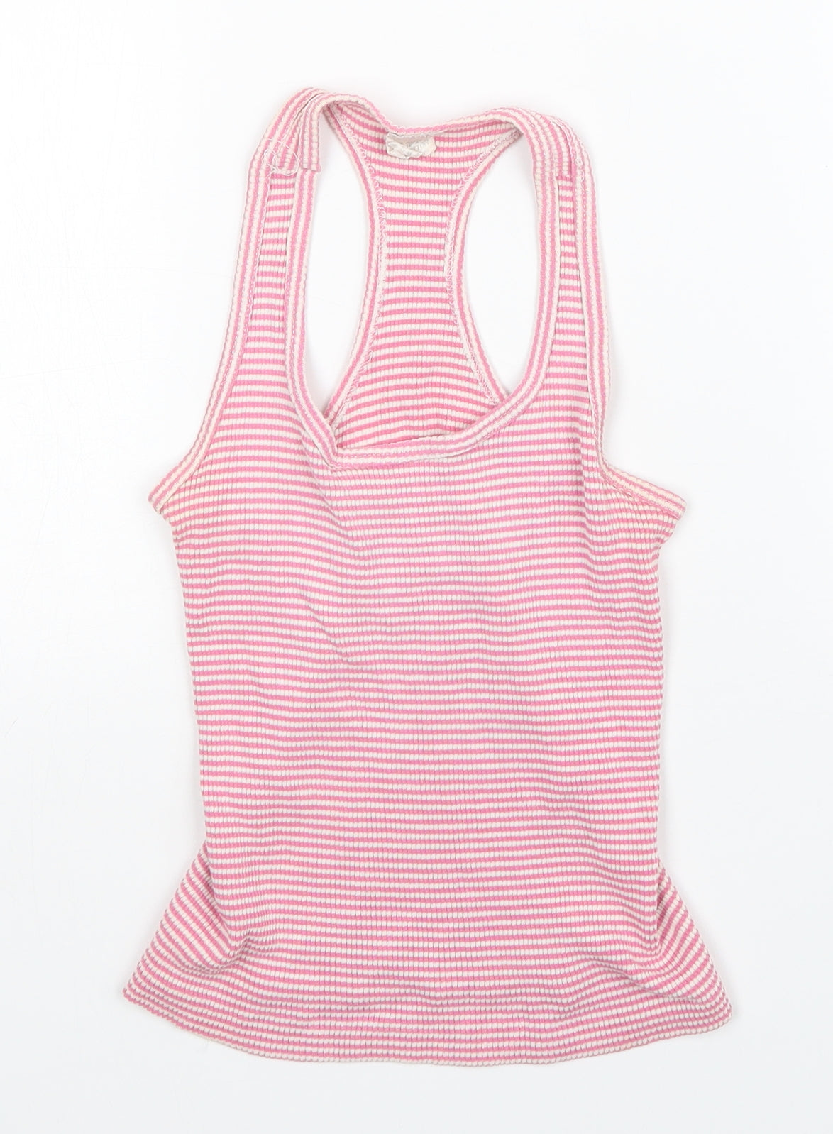 Womens UK Size 10 Preworn Pink Basic Tank