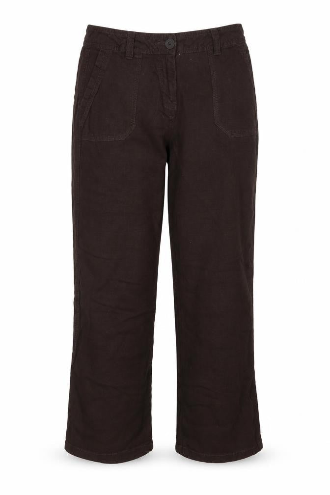 Marks & Spencer Womens Brown   Trousers  Size 14 L27 in