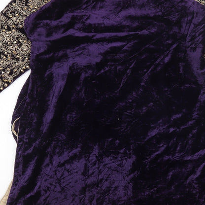 INF Womens Purple Floral  Sheath  Size L
